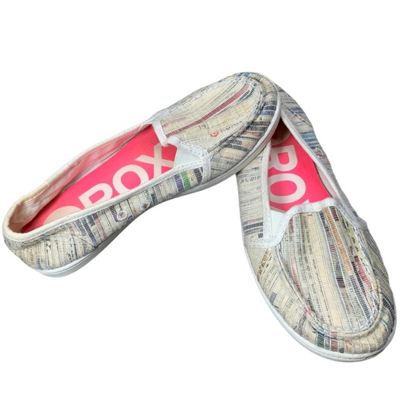Roxy Shoes - roxy 6 lido plus recycled slip on shoe ARJS600299